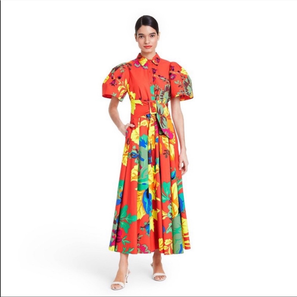 Christopher John Rogers for Target. Beautiful flower dress. Size 12. Brand new!